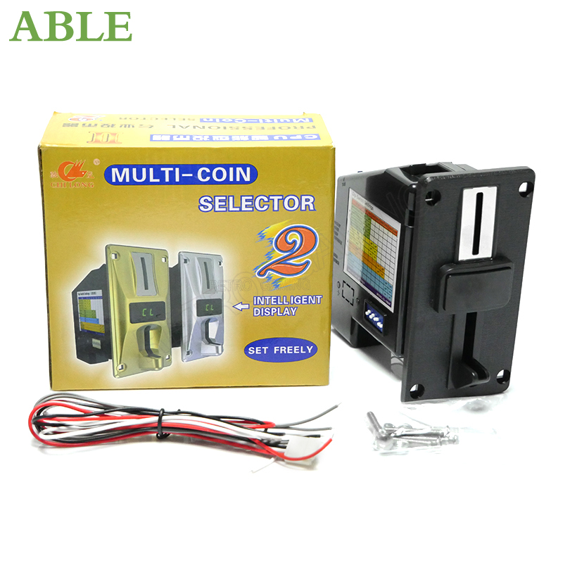 Coin Acceptor Selector - マルチコインエクストラクター,CL-168種類のコイン,アーケードゲームのメカニズムを備えた電子ロールダウン,ディスペンサー