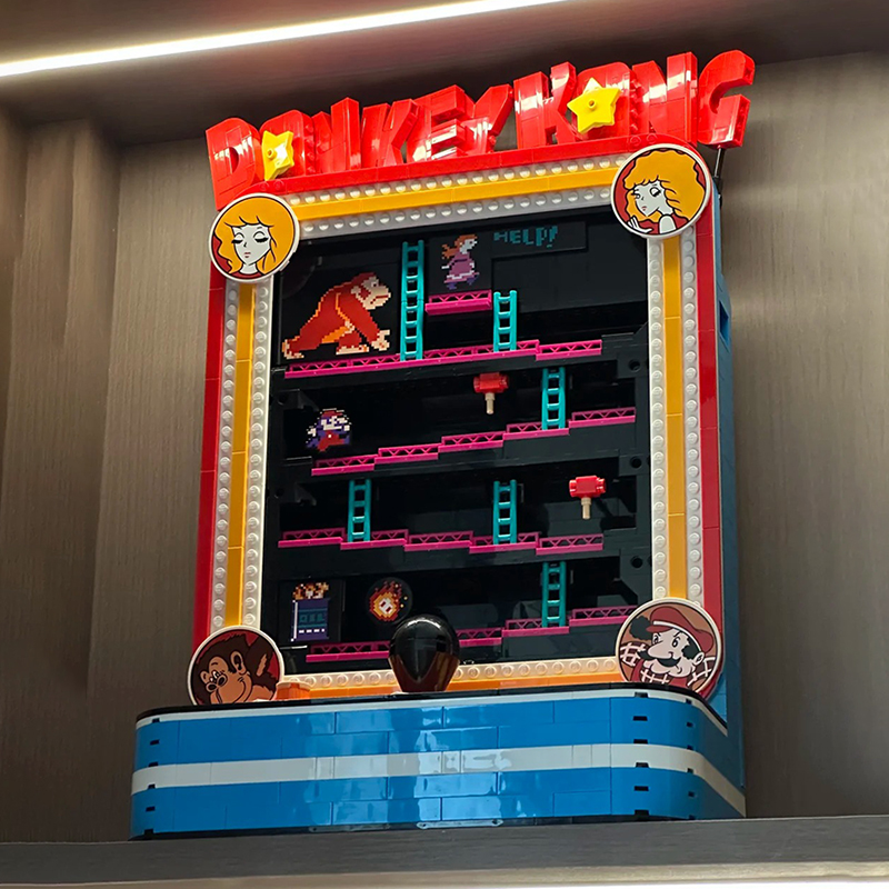 Arcade Games & Vending Llc - 2026年新登場！1371ピースのモデルアーケードピンボールマシン組み立てブロック。大人やコレクター向けのアーケードゲーム。組み立て式。