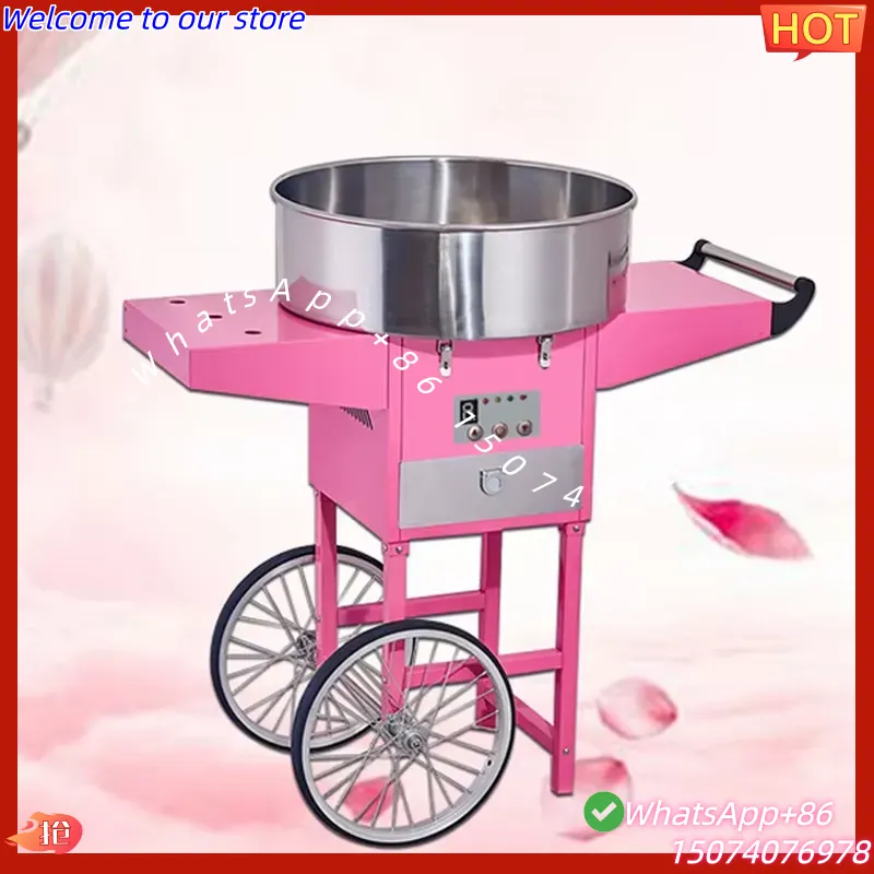 Candy Floss Machine - 2026年式業務用電動綿菓子製造機、レストラン用、操作簡単