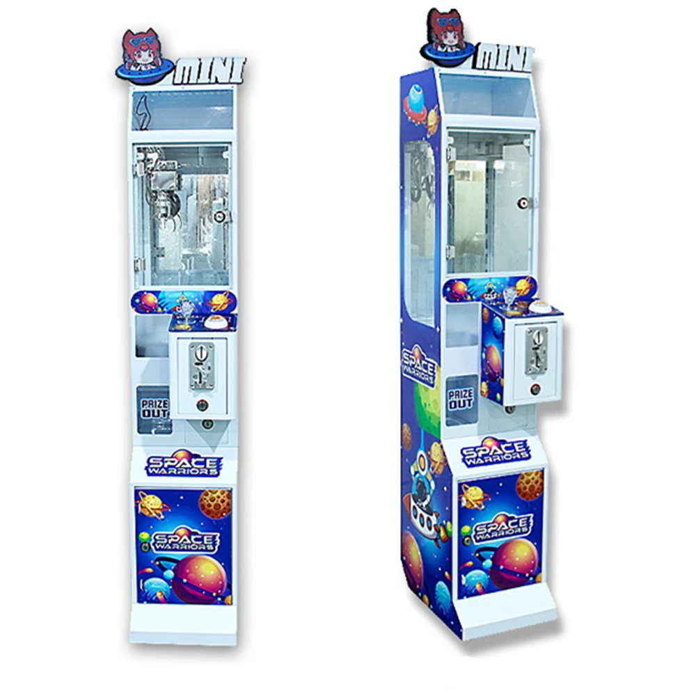 Bill Acceptor Vending - メガミニクレーンゲーム 小型おもちゃ クレーンゲーム景品 人形ギフト キャンディ コイン式ゲーム機