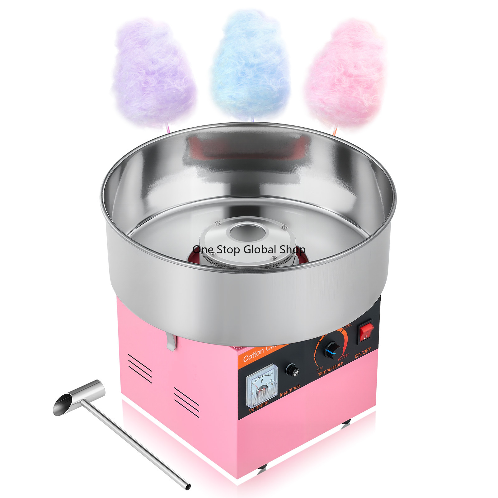 綿菓子製造機 業務用 1000W 電動 キャンディフロスメー - Candy Floss Machine のレビューと価格