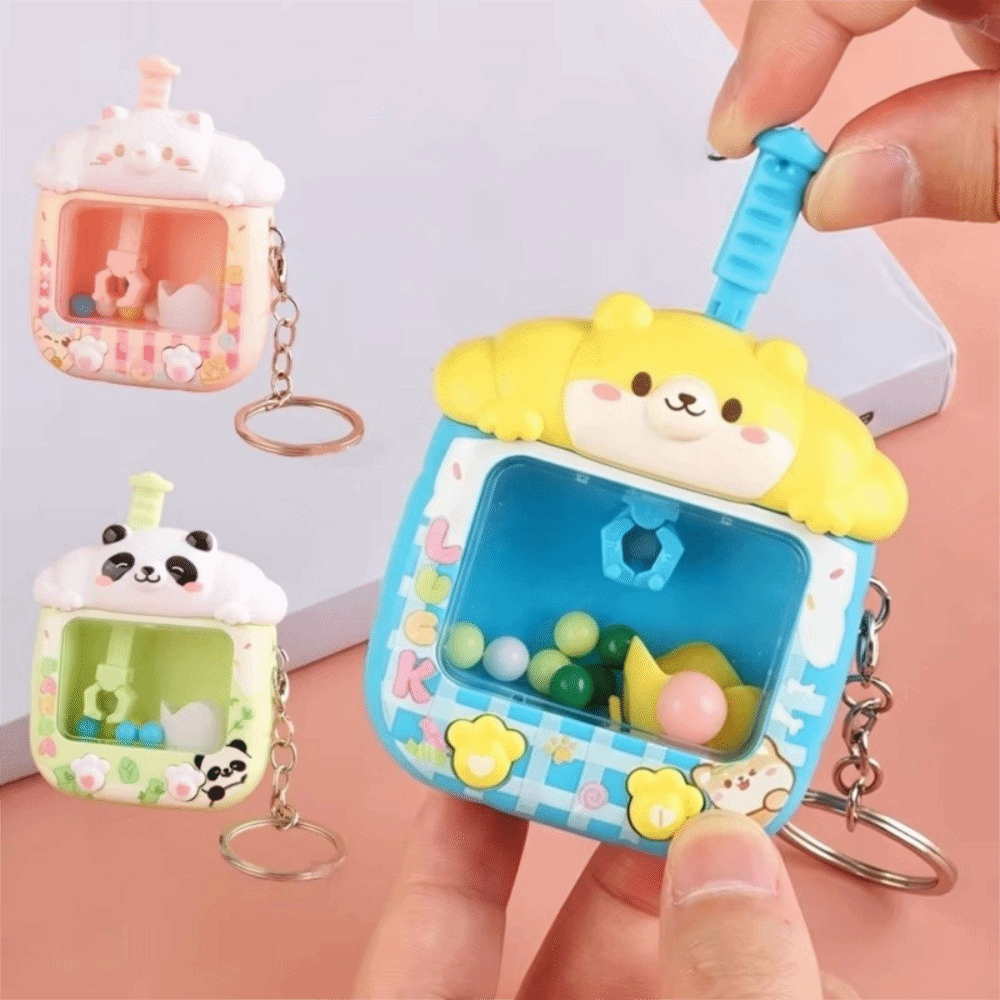 プラスチック製のボールキャッチャーマシン型キーホルダー。小さ - Arcade Games & Vending Llc のレビューと価格