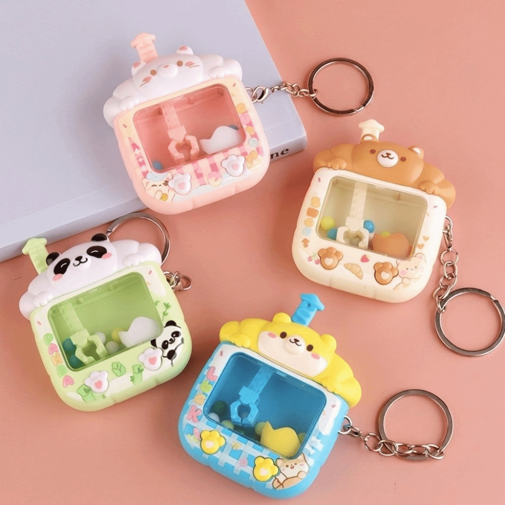 プラスチック製のボールキャッチャーマシン型キーホルダー。小さ - Arcade Games & Vending Llc のレビューと価格