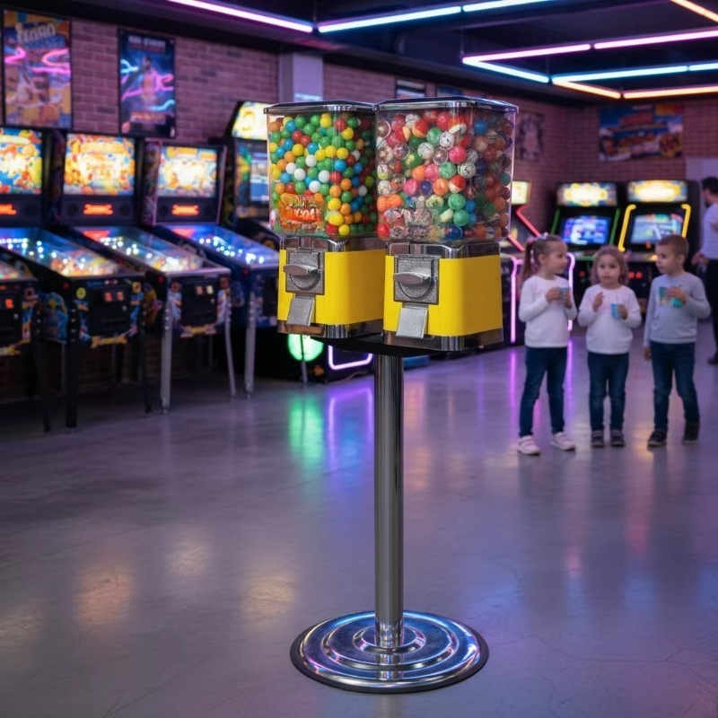 2ヘッド自動販売機 プレミアム品質 頑丈な構造 英語ラッキー - Vending Game のレビューと価格