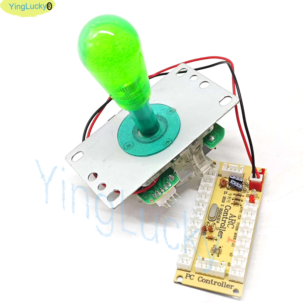 アーケードマシン用照明付きLEDライトコントローラー、カラフ - Arcade Button Pcb のレビューと価格