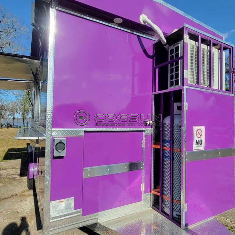 COGSUNモバイルファーストフードトラック高級屋外BBQコ - Hot Dog Vending Cart のレビューと価格