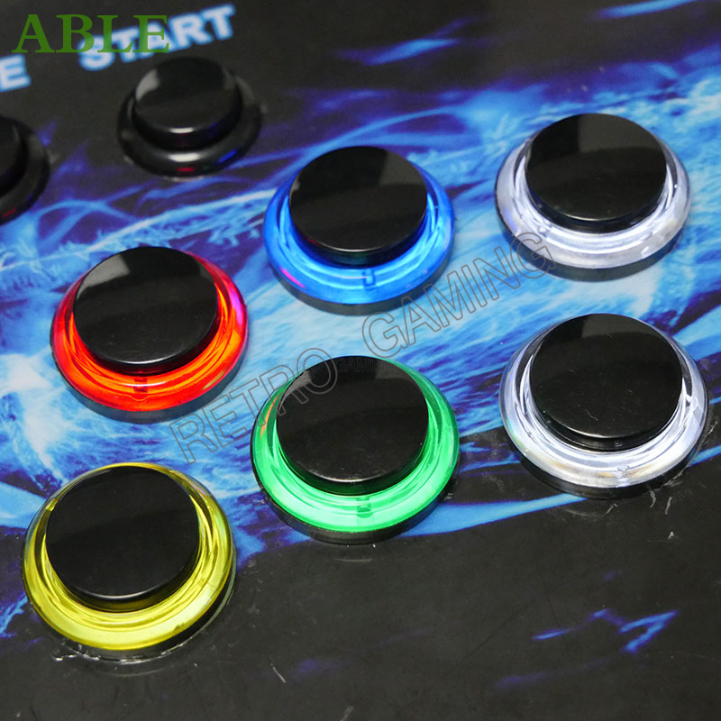 12個6色28ミリメートル取付穴5v/12v ledプッシュ - Arcade Button Pcb のレビューと価格