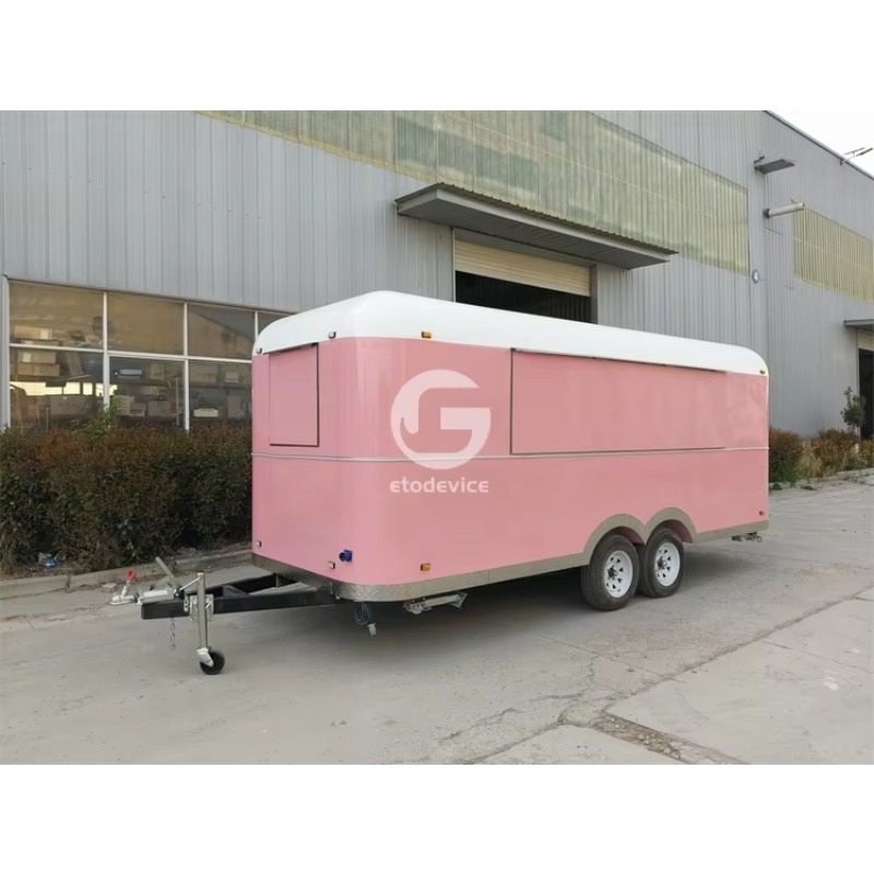 カスタマイズされた5.5mフル装備の2色展開モバイルフードト - Hot Dog Vending Cart のレビューと価格