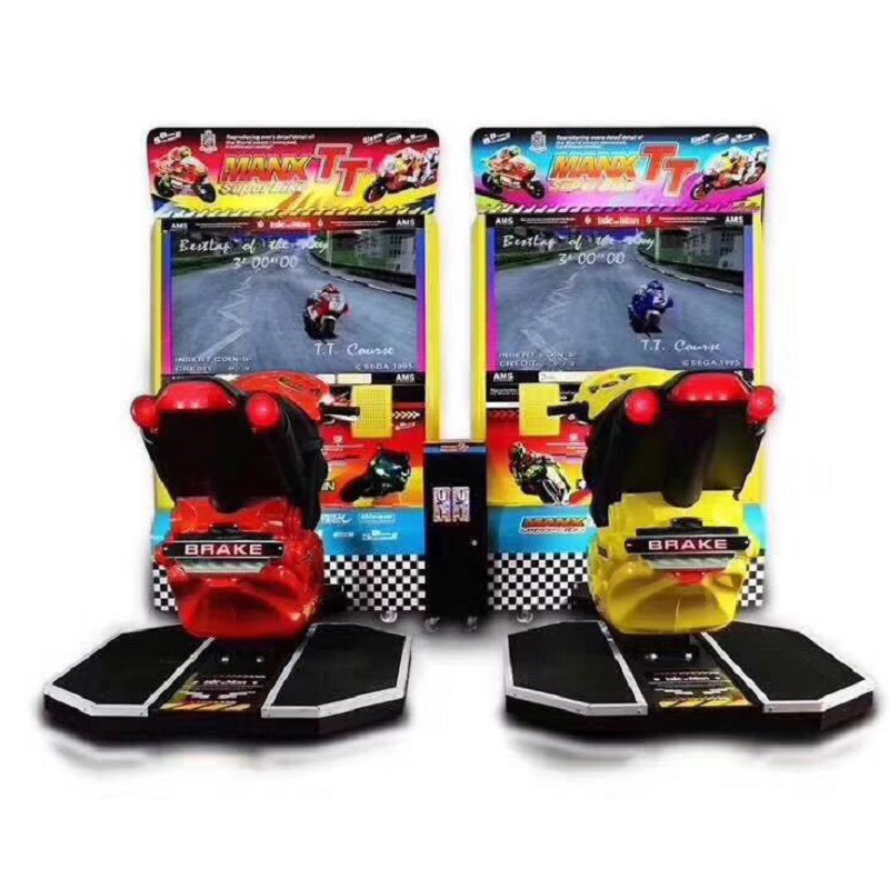 コイン式運転シミュレーター、クールなバイクレースゲーム機、2 - Racing Arcade Cabinet のレビューと価格