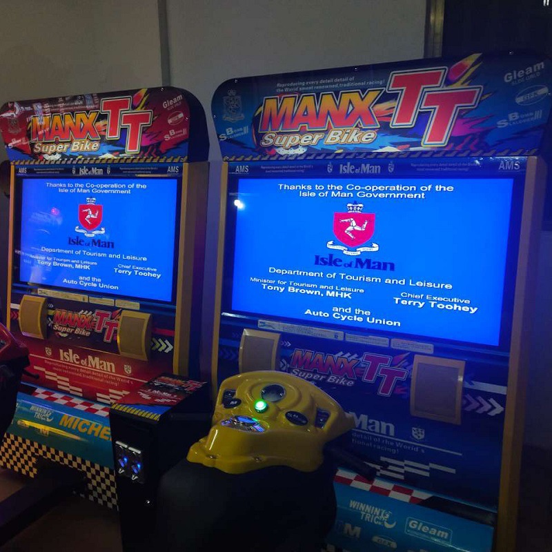 コイン式運転シミュレーター、クールなバイクレースゲーム機、2 - Racing Arcade Cabinet のレビューと価格