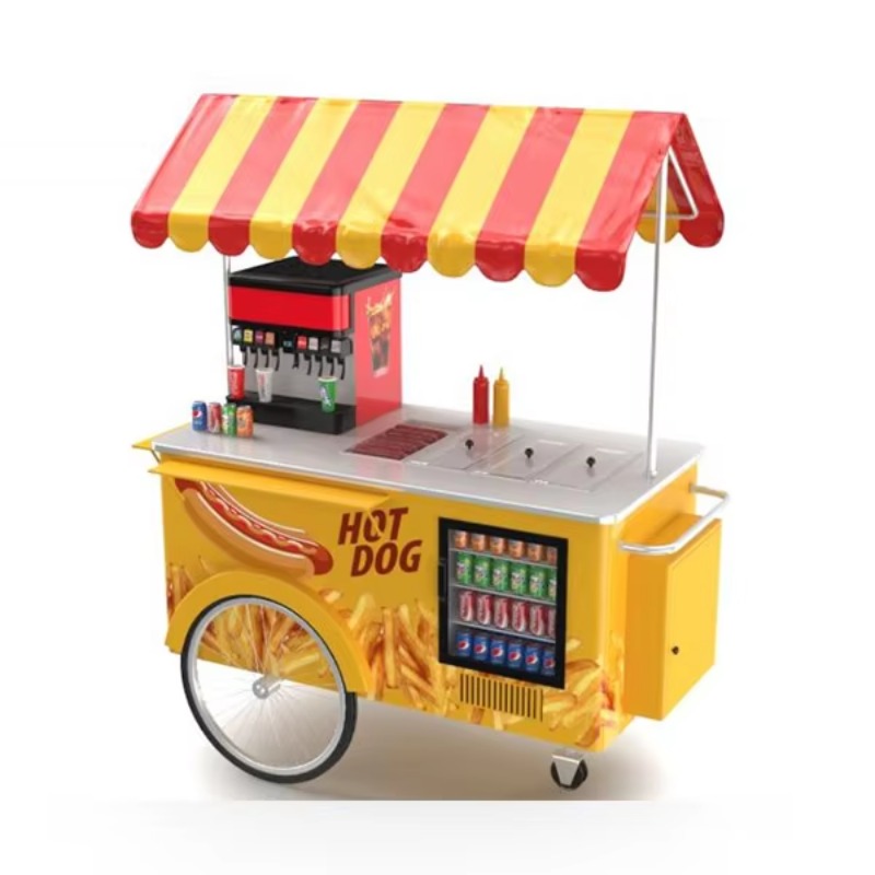ホットセール カスタムメタル4輪 キャンディ＆ホットドッグ  - Hot Dog Vending Cart のレビューと価格