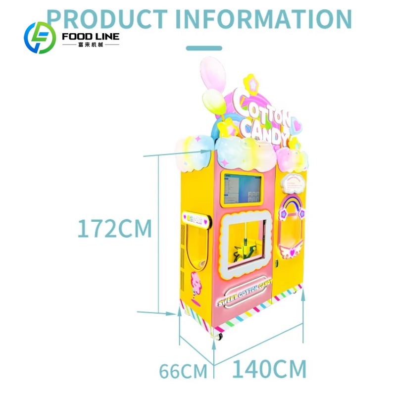 カスタマイズ可能な綿菓子自動販売機、調整可能な機能付き、商業 - Candy Floss Machine のレビューと価格
